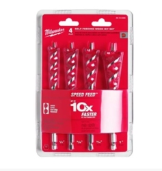 SET DE 4 MECHES BOIS HELICOÏDALE D 13 / 16 / 20 / 25 mm 4932479477