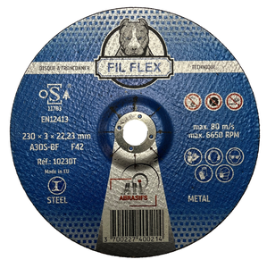 DISQUE TRONC MET 230X3 MD