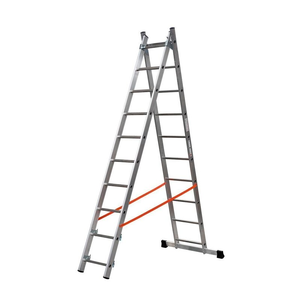 ECHELLE ALU TRANSFORMABLE 2 PLANS 2X10  2.85 X 4.55 AL320