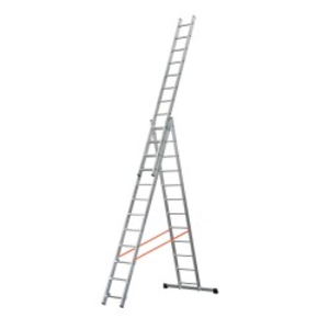 ECHELLE ALU TRANSFORMABLE 3 PLANS 3X8  2.28 X 4.83 AL410